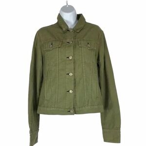 Rag & Bone Olive Green Jean Jacket EUC
